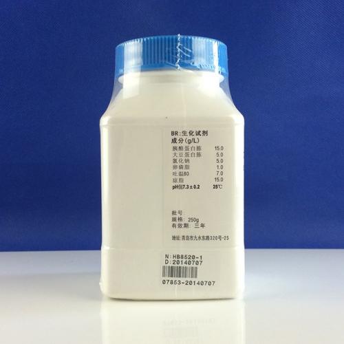 大豆酪蛋白消化物卵磷脂吐温80琼脂培养基    250g