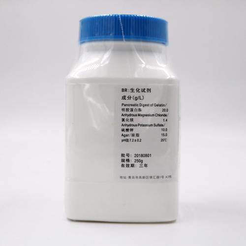 绿脓菌素测定用培养基（USP）（Pseudomonas Agar Medium for Detection of Pyocyanin）   250g