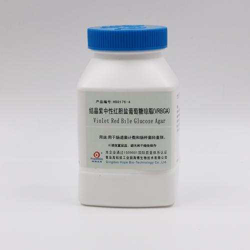结晶紫中性红胆盐葡萄糖琼脂（VRBGA）  HB0176-4  250g