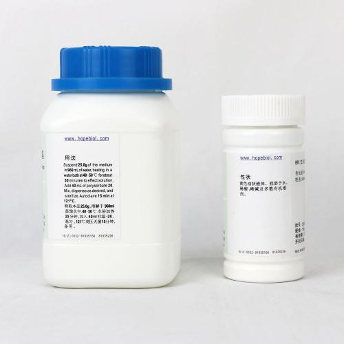 酪蛋白胨大豆卵磷脂吐温20培养基(USP)(Casein DigestSoy LecithinPolysorbate 20 Medium)    250g