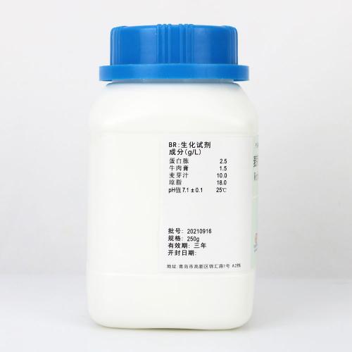 麦芽汁牛肉膏蛋白胨琼脂平板培养基   250g
