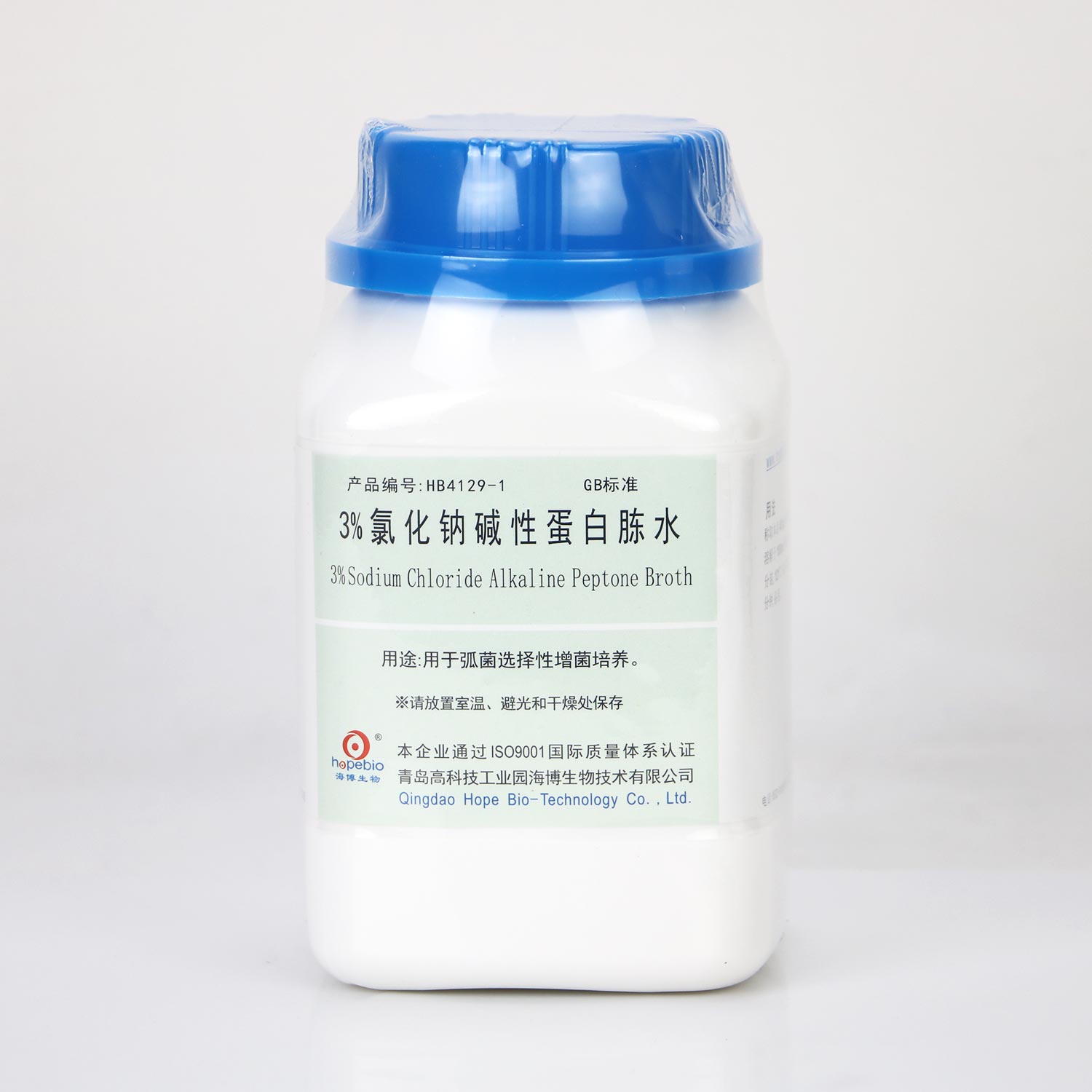 3%氯化钠碱性蛋白胨水    250g