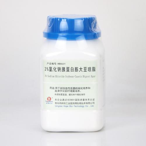 3%氯化钠胰蛋白胨大豆琼脂    250g